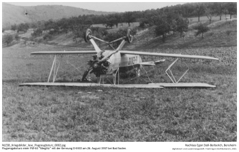 Bild aus Egon Stoll-Berberichs Fotoalbum, Flugzeugabsturz einer FW-44 Bild aus Egon Stoll-Berberichs Fotoalbum, Flugzeugabsturz einer FW-44