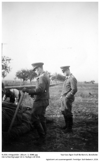 Die Schlachtgruppe 50 in Paulsgrund 1938. NLESB_Kriegsbilder_Album1_0046.