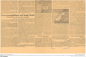 Zeitungsartikel aus dem Völkischen Beobachter vom 15. März 1944 mit namentlicher Nennung Egon Stoll-Berberichs. NLESB_Ab_1934_Briefe_19440314_HT_RK